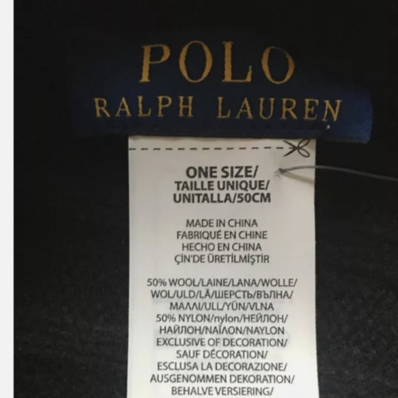 New Polo Ralph Lauren Men's Signature Red Pony Wool Blend Rib Knit Cuff Bean… - Picture 6 of 6
